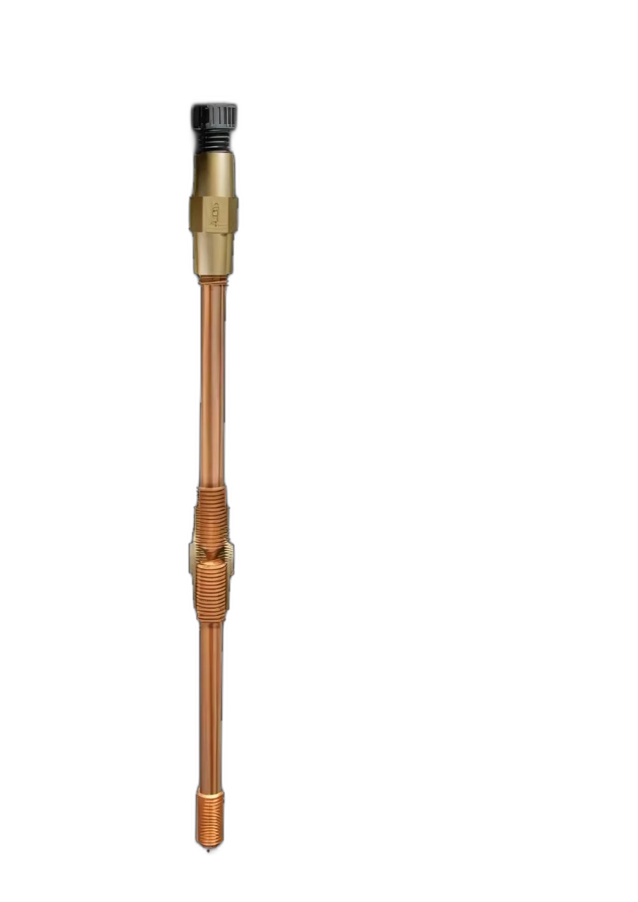 Copper Bonded Earth Rod with Coupler & Driving Head